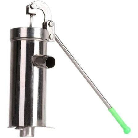 Manuel vandpumpe lige rør trykbrønd rustfrit stål vandpumpe omrøring husholdningsvandpumpe brøndvandpumpe manuel pumpning vand sugning