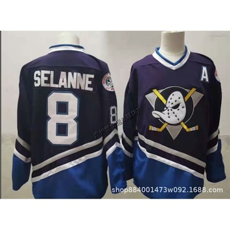 Kirjailtu jääkiekkopaita – Vintage-tyylinen treeniurheilupaita*XXXL/56*Ducks