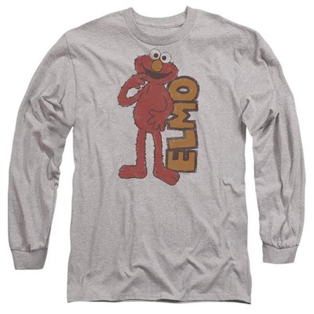 Sesame Street Unisex Vuxen Elmo Vintage Långärmad T-shirt XL