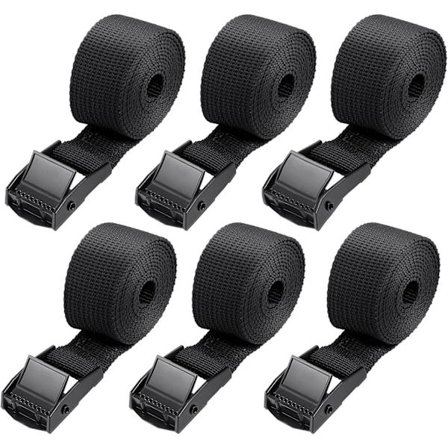 Cykelbærerrem, 6 stk. 1m Spændebånd med Rustfri Al, ZQKLA