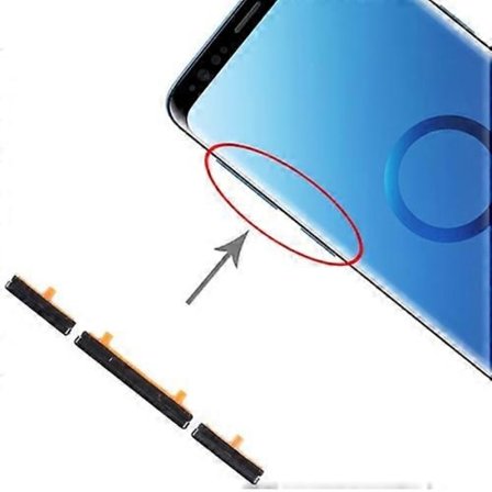 Galaxy S9 / Galaxy S9+ -puhelimille 10 kpl sivunäppäimiä [HK]