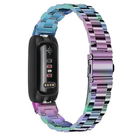 Armbånd til Fitbit Inspire 3 Rustfrit Stål 3 Perler Erstatningsarmbånd til Smartwatch - Perfekt