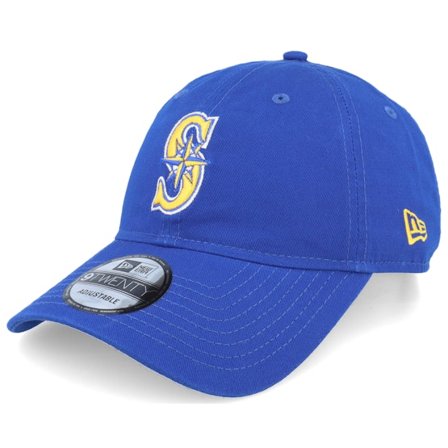 New Era - Azul unconstructed Gorra - Seattle Mariners MLB Core Classic 9TWENTY Rep Royal Dad Cap @ Hatstore