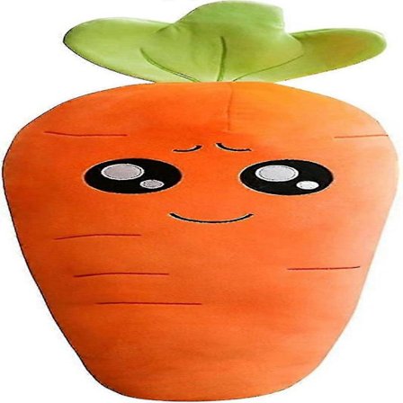 Mjuk Morotskudde med Uttryck, Plysch Morotsdocka som Present till Flickor