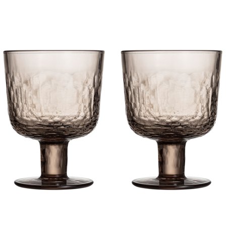 Arabia Mainio glas på fod 30 cl, mocca, 2 stk. | KitchenOne