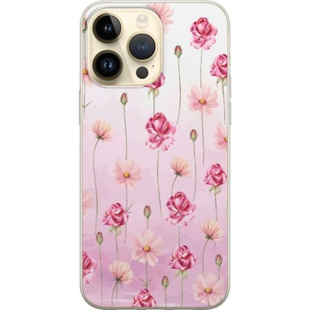 Kompatibelt Mobildeksel til Apple iPhone 15 Pro Max Rose Petal Whisper