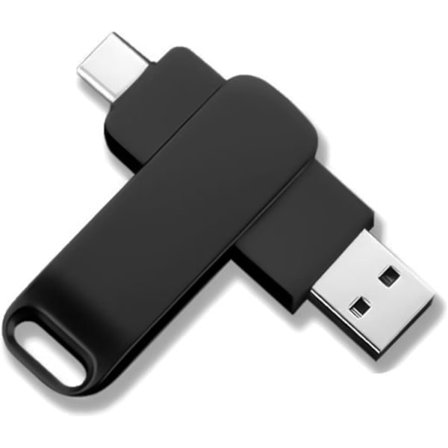 USB-C flashdrev, 128GB USB flashdrev, USB-C flashdrev med en udsøgt og holdbar metalkrop, egnet til PC/Laptop/Tablet