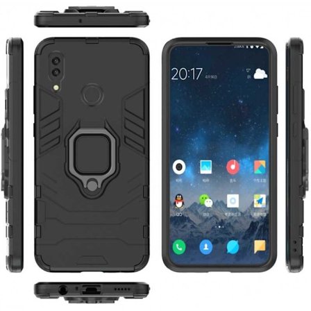 Huawei P Smart 2019 iskunkestävä suojus rengaspidikkeellä ThinArmor