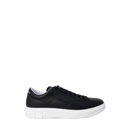 ARMANI EXCHANGE Basket Sneakers Herre Sort Læder GR66359 Svart 41
