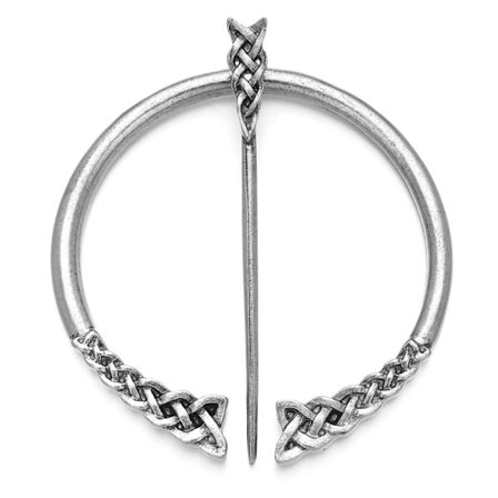 Viking Brosje Skjerf Brosje SILVER STYLE-3 STYLE-3