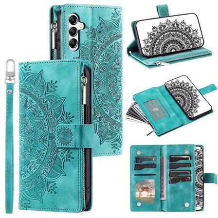 Til Samsung Galaxy A17 / A26 tegnebogscover Cover Shell Mandala Blomstermønster