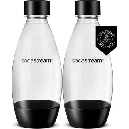 SodaStream - Kolsyreflaskor 0.5L TWIN Fuse DWS Svart