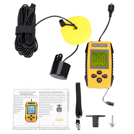 100M Portabel LCD Fish Finder med Sonarsensor Fisketillbehör TL88E
