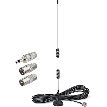 FM Antenne Magnetisk Base FM Radio Antenne Til Pioneer Onkyo Yamaha Marantz Sherwood Indendørs Digital HD Radio