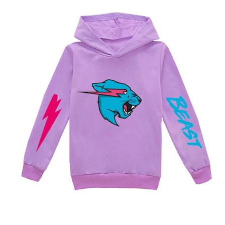 Mr. Beast, Lightning Cat huvtröja, casual