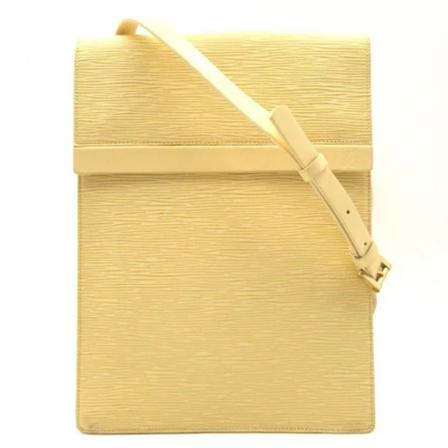 Louis Vuitton Vintage, Pre-owned Leather louis-vuitton-bags Geel, Dames, Maat:ONE Size