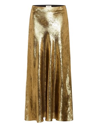 Slmirmir Anna Skirt Gold Soaked In Luxury