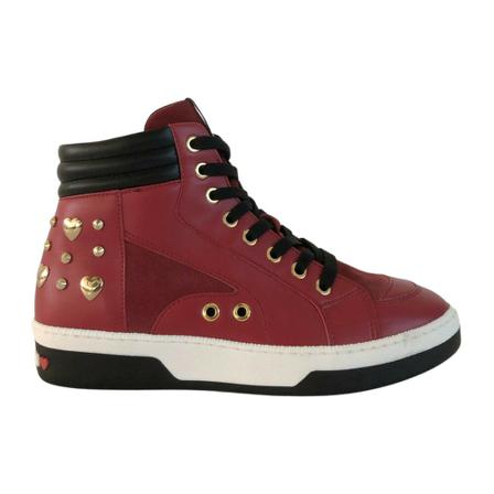 Love Moschino Boot -off sneaker , Rood , Dames , Maat: 39 EU