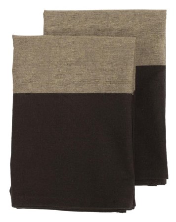 Gustav Ovland Cultra Kjøkkenhåndkle Brun 2pk