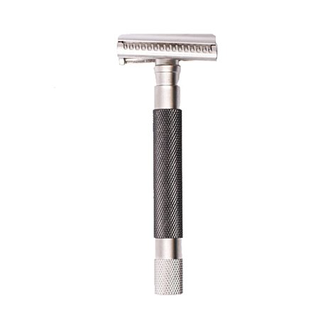 Parker Semi-Slant DE Safety Razor Graphite, Mænd, Barbering, Skrabere & Blade