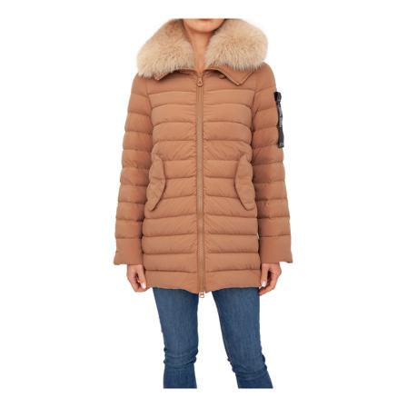 Peuterey Down Jas , Bruin , Dames , Maat: L