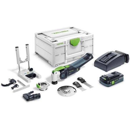 Festool OSC 18 HPC 4,0 EI-Set VECTURO Multiverktyg med batteri och laddare, Maskiner