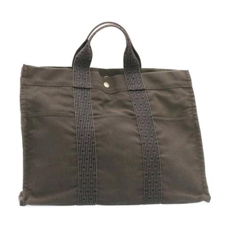 Hermès Vintage, Pre-owned Her Line Tote MM Grijs, Dames, Maat:ONE Size