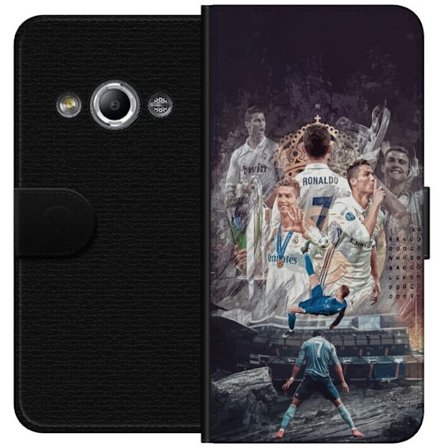 Kompatibel Tegnebogsetui til Samsung Galaxy Xcover 3 Cristiano Ronaldo Al-Nassr Portugal ikonisk angriber og historiens største målscorer med uovert