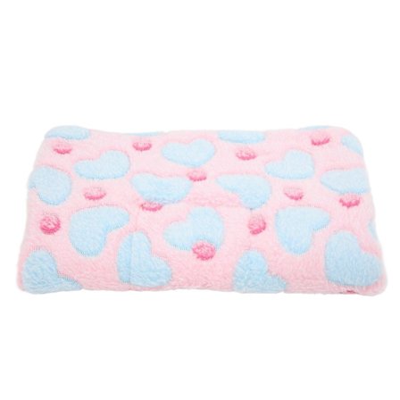 Hamster Vinter Varm Sovedyna Myk Fleece for Hamstere Kaniner og Chinchillaer Rosa