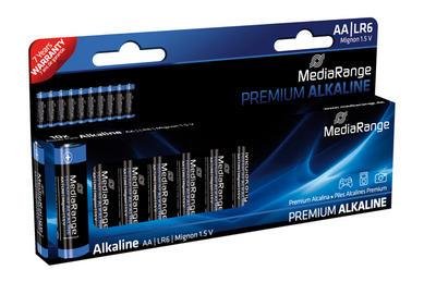 MediaRange Premium batteri - 10 x AA-type - Alkalisk
