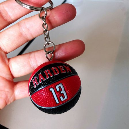 Volleyball Nøglering Vedhæng Fodbold Strandbold Basketball Nøglering Kæde