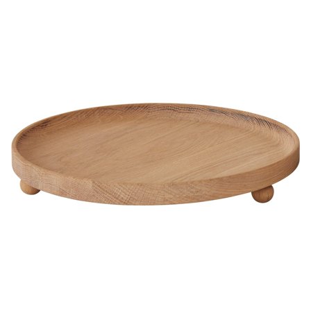 Oyoy living design Inka pyöreä puutarjotin 30 cm, nature