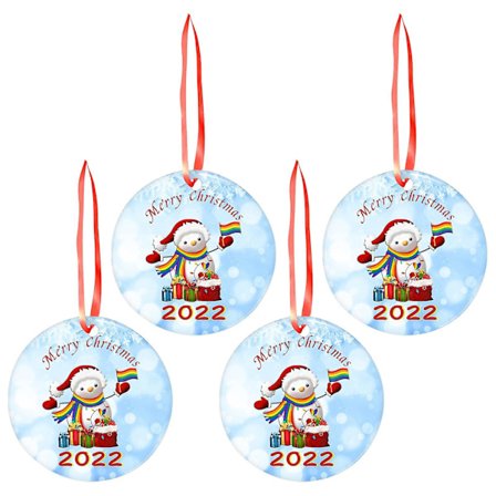 Julgåva till henne Gåva till jul Hängsmycke Julgransdekoration 4 st