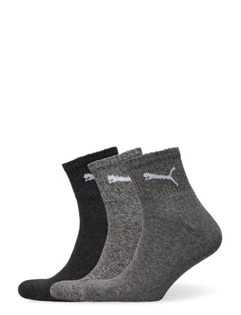 Puma Short Crew 3P Unisex Underwear Socks Regular Socks Grå PUMA