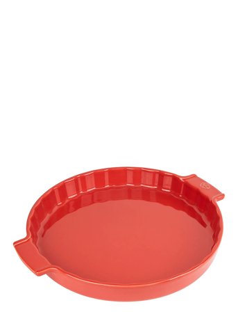 Peugeot Appolia Keramisk Tærtefad Rød 30 Cm - Red - Ø 30 CM