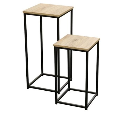 LOFT soffbord - Ljust träfärgat bordsyta - Brun