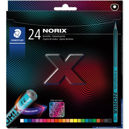 Staedtler Coloured Pencils Norix Set of 24