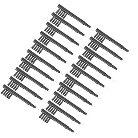 20 st Hörförstärkare Rengöringsborste med Vaxögla Magnet Hörapparat Tillbehör