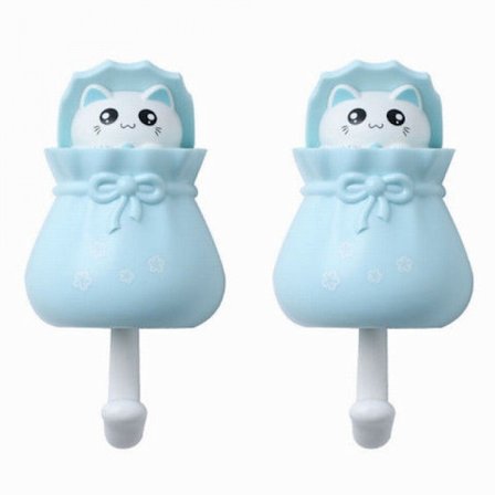 Hängare med starkt lim, dörrvägg, fri vikning, självhäftande