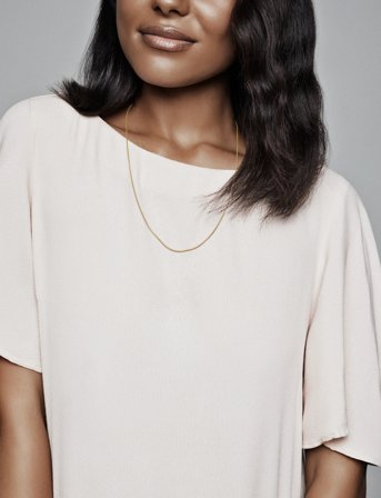 Pandora 14K Gold-Plated Necklace - Gold - 45 CM