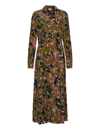 Vivie Long Dress Brown Minus