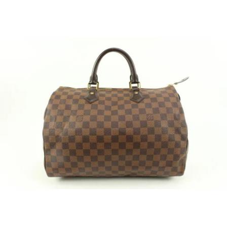 Louis Vuitton Vintage, Pre-owned Leather louis-vuitton-bags Bruin, unisex, Maat:ONE Size