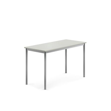 Tisch BORÅS, 1200x600x720 mm, Laminat grau, alugrau