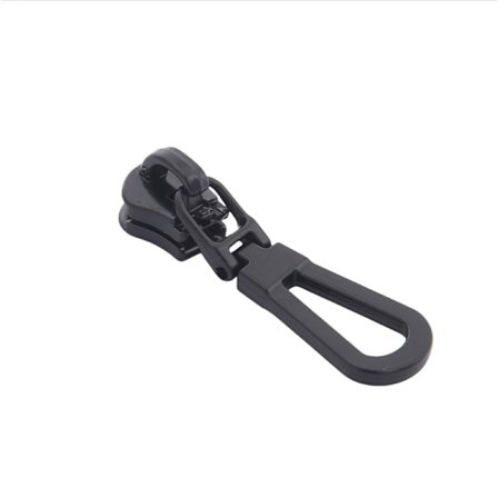 Paket med 5 st dragkedjehuvuden i metall