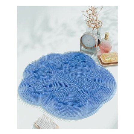 Badeværelsesmassagemåtte med sugekopper - Alkoholfri, Renser ryg og fødder i brusebadet | Komfortabel og afslappende_TF_TF