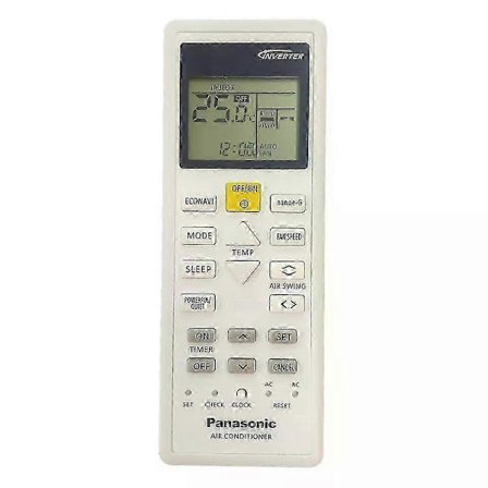 Ny fjernkontroll for Panasonic AC A75C00370 A75C12670 A75C03420 A75C00510 A75C01990