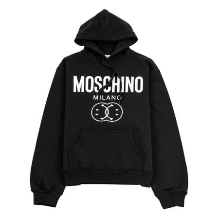 Moschino, Hoodies Czarny, Mężczyzna, Rozmiar: S