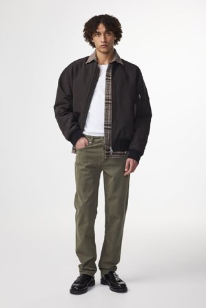 NN.07 Tony Bukser Herre Grøn Økologisk Bomuld