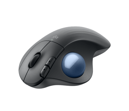Logitech ERGO M575S Wireless Trackball - Graphite + Blue Ball