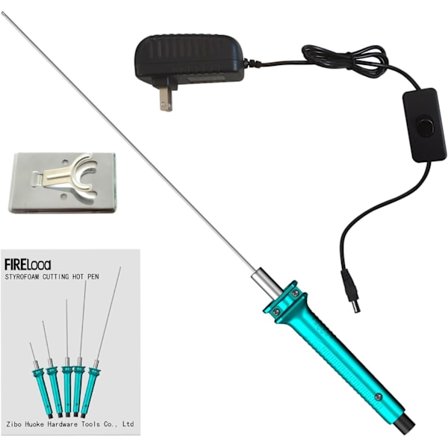 Varmtrådpenna, Elektrisk Varmtrådsskärare Penna 25cm, Styrofoam Skärande Varm Penna Varmtrådsskärare Penna för Amatör DIY Värmeskärning Gravyrpenna, 